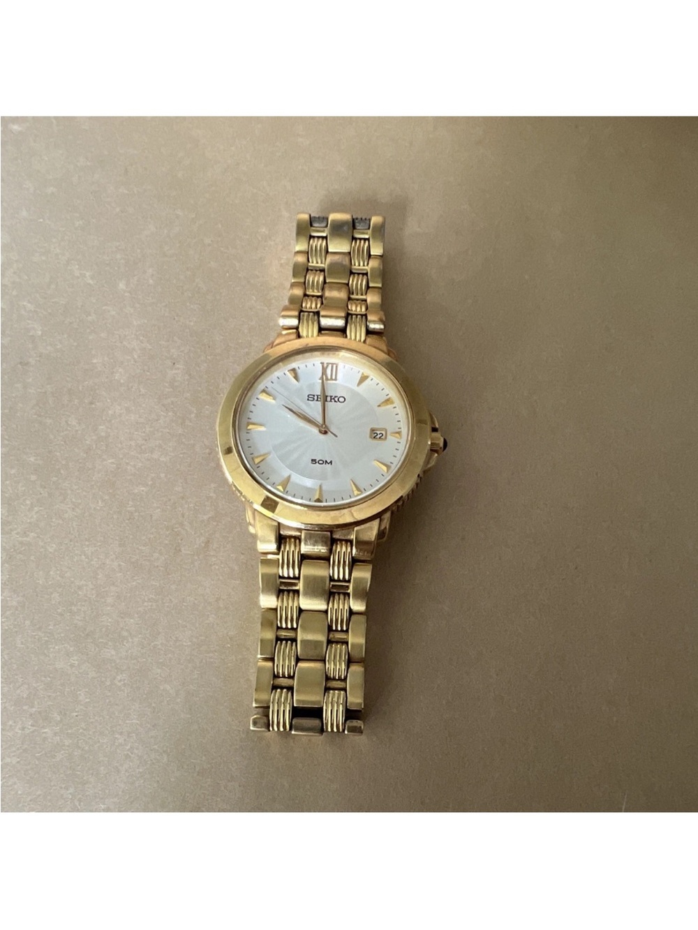 Seiko Womens Watch 26mm Gold Tone 7N82-0CH0